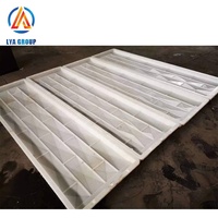 Plaque de bordure en PP Panneau de ciment Interlock Moulage de pierre Clôture extérieure en béton Formes préfabriquées en silicone Moule de clôture en plastique