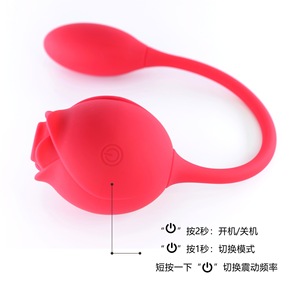Entrepôt langue léchage et succion rose double tête application contrôle Silicone vibrateur sex toys pour femme adulte sex toys - Product Image 6