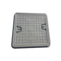 Couverture de regard d'égout en plastique SMC BMC FRP fibre de verre carrée SOLID EN124 A15 certifiée ISO9001-2008