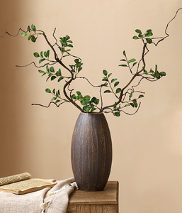 Jarrón de cerámica retro <span class=keywords><strong>con</strong></span> flores <span class=keywords><strong>secas</strong></span>, macetas de arcilla, decoración, <span class=keywords><strong>jarrones</strong></span> de cerámica <span class=keywords><strong>con</strong></span> flores <span class=keywords><strong>secas</strong></span>, <span class=keywords><strong>jarrones</strong></span> creativos - Product Image 5