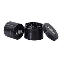 Broyeurs de zinc pour cigarettes personnalisées OEM/ODM Boîtes de présentation personnalisées Accessoires pour fumeurs Tabac à base de plantes en métal Broyeur 40/50/55/63/75mm