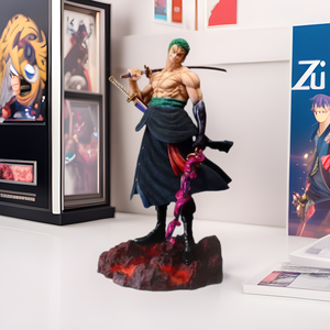 Venta al por mayor: <span class=keywords><strong>Figura</strong></span> <span class=keywords><strong>de</strong></span> anime <span class=keywords><strong>de</strong></span> <span class=keywords><strong>Zoro</strong></span> con espada Enma y base <span class=keywords><strong>de</strong></span> lava, <span class=keywords><strong>de</strong></span> PVC, escala 1:24, modelo coleccionable, suministro a granel. - Product Image 6