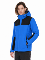 Veste à capuche intégrée standard en coton rembourré, coupe-vent, imperméable, chaude, grande taille, imprimée, pour l'extérieur