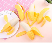 Jouet anti-stress pelable en forme de banane, jouet à presser en TPR, simulation de fruit, jouet anti-stress