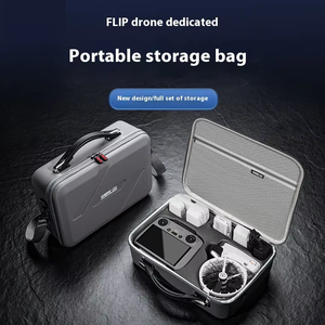 กระเป๋าเก็บของแฟชั่น PU สำหรับ <span class=keywords><strong>DJI</strong></span> Flip UAV, กระเป๋าเก็บอุปกรณ์เสริมที่ใช้แบตเตอรี่แบบพกพาใช้งา<span class=keywords><strong>น</strong></span>ได้กับโดรน <span class=keywords><strong>DJI</strong></span> - Product Image 4