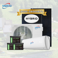 Climatiseur Solaire AC MECC Modèle 024 9000/12000/18000/24000 Btu 12V/24V Refroidissement/Chauffage Kit Multi-Split Domestique Garantie 3 Ans