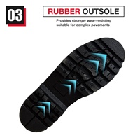 Chaussures de sécurité montantes en cuir Crazy Horse pour hommes JIANKUN, antidérapantes et résistantes à l'usure, bottes de protection du travail, ventes chaudes