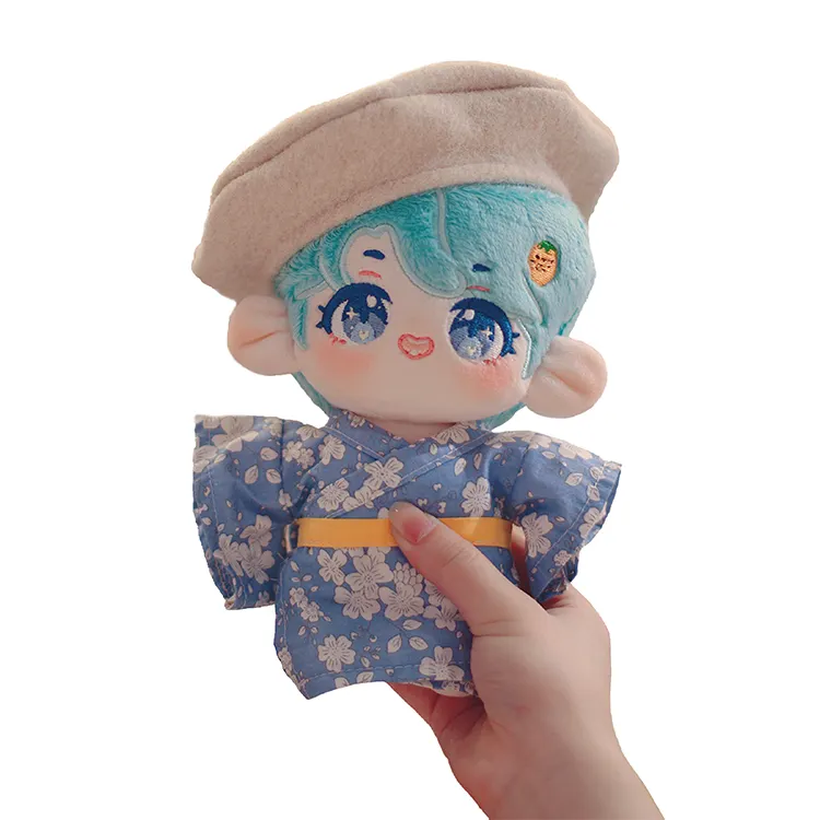 Factory made kpop dolls and japanese style cartoon anime style idol dolls made in china clothes custom plush stuffed cute toys