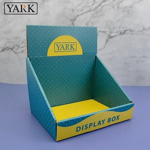 Custom 350gsm Display Boxes Kraft Paper Tray Foldable Storage Display Box - Product Image 4