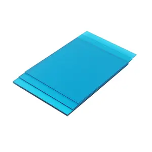 uv stable weather resistant crystal polycarbonate solid sheet building material plastic raw materials roofing sheet