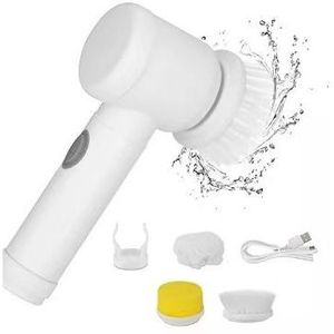 Spazzola di pulizia elettrica accessori multipli per la pulizia della casa efficiente PP materiale Design a mano per il pavimento bagno scatola di pulizia - Product Image 1