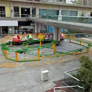 Mini montaña rusa moderna y divertida cabina de <span class=keywords><strong>Caracol</strong></span> Montaña Rusa giratoria paseos en parque de atracciones para niños - Product Image 4