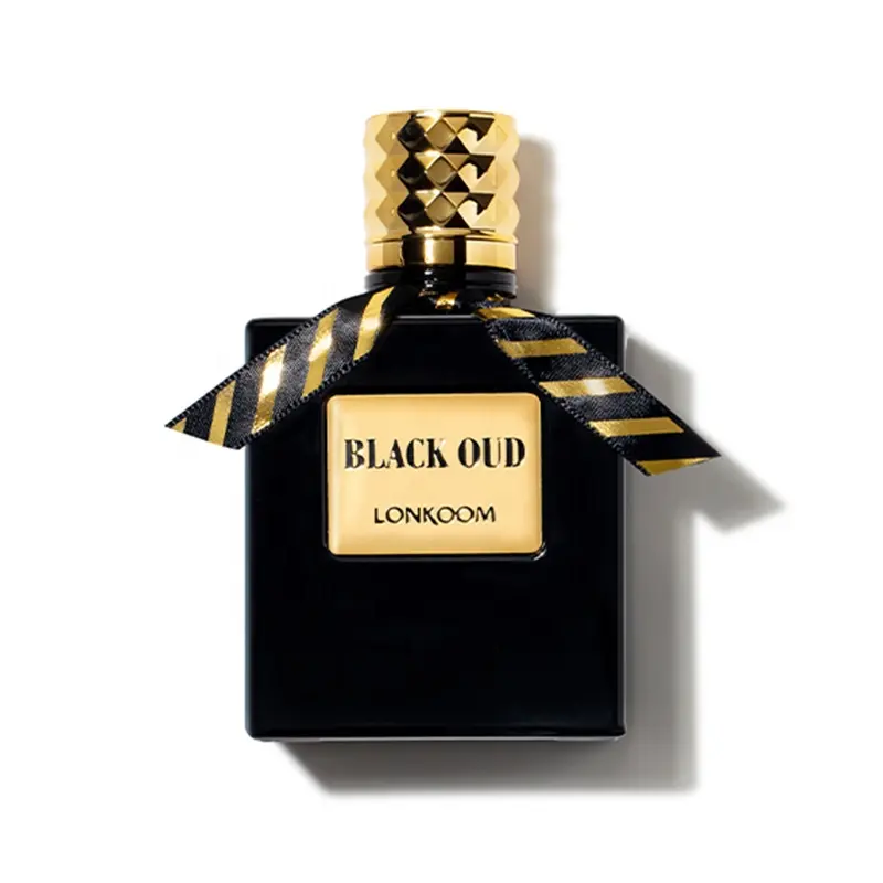 LONKOOM-botella de perfume negra de larga duración para hombre, perfume de marca original, fabricante de China EDP, fragance100 ml, gran oferta