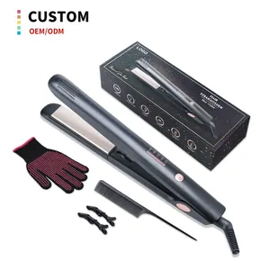 Wholesale Ceramic Hair Flat Iron Machine With PTC Fast Heating Professional Hair Straightener With Ionic Function