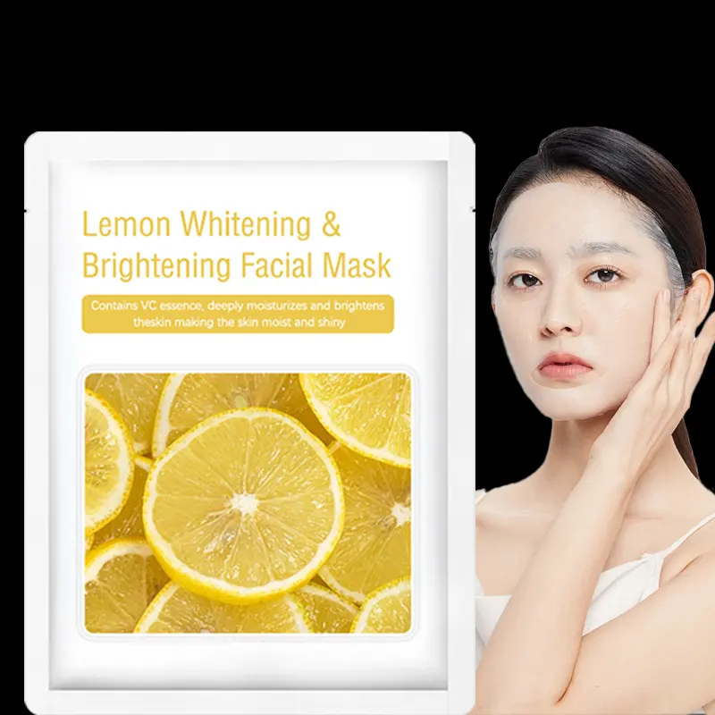 Customized Label Korean Fruit Whitening Moisturizing Mask Beauty Skin Care Product for Men Women with Dry Dull Skin Face Use
