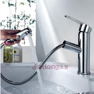 Robinet de lavabo pour salon de coiffure, <span class=keywords><strong>mitigeur</strong></span> pour lavabo de salle de bain <span class=keywords><strong>avec</strong></span> <span class=keywords><strong>douchette</strong></span> extractible, cartouche céramique - Product Image 3