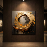 Peinture à l'huile abstraite texturée faite à la main, vente chaude, affiche murale 3D effet couteau, décoration maison et hôtel, sujets nature morte sur toile encadrée
