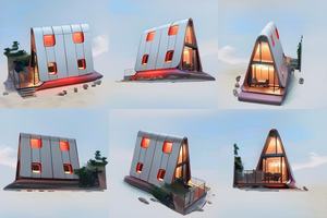 Cápsula Espacial con Estructura en A de Alta Resistencia para Resorts en Climas Extremos - Product Image 4