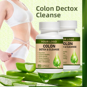 Oem tự nhiên Aloe Vera sliming viên nang mỏng phù hợp với chế độ ăn uống thuốc phẳng bụng nhanh chóng bổ sung đại tràng làm sạch viên nang - Product Image 2