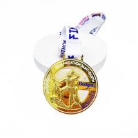 Médailles et trophées avec boîte, moulage sous pression, sport, natation, marathon, karaté, course, médaillons en métal, médailles personnalisées