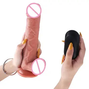 Erotik sprey su yapay gerçekçi yapay penis büyük vantuz yapay penis vibratör sıvı Jet kadınlar için Dildos mastürbasyon seks oyuncakları
