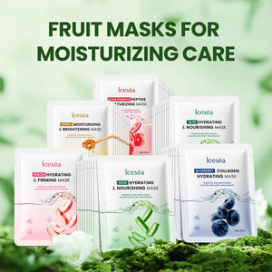 Fabricant OEM ODM, marque privée, masque facial nourrissant et hydratant Icesea Fruit Series Aloe Peach Blueberry Pomegranate - Product Image 3