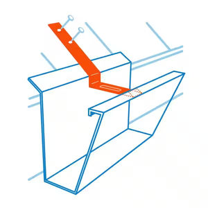 SUPPORT DE GOUTTIÈRE EN ALUMINIUM POUR TUILES AMÉLIORATION DU TOIT - Product Image 3