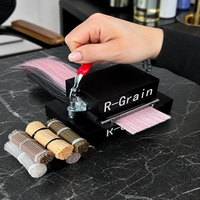 Machine à kératine en gros pour la fabrication de cheveux plats, mini machine à extensions de cheveux de type K, forte adhérence, anneaux de couleur, métal, marque personnalisée