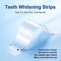 Bandes blanchissantes pour les dents prêtes à être expédiées, bandes blanchissantes transparentes auto-dissolvantes, expédition rapide, patch PAP