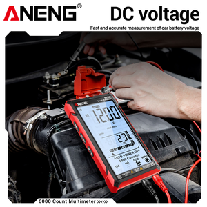 Multimètre numérique intelligent ANENG 622A, 6000 comptes, <span class=keywords><strong>mesure</strong></span> de tension et de courant AC/DC avec détecteur NCV, diode, Hz, température, <span class=keywords><strong>condensateur</strong></span> - Product Image 2