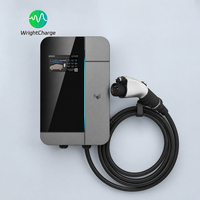 Estación de Carga para Vehículos Eléctricos en Complejos de Apartamentos, Cargador de Pared de Nivel 2, Control por Aplicación WiFi RFID, Hogar Inteligente, OCPP IP65 IK10 WrightCharge