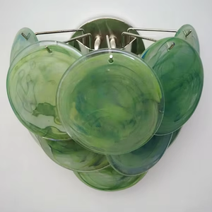 <span class=keywords><strong>Applique</strong></span> da parete con disco di Murano Vintage <span class=keywords><strong>verde</strong></span> decorazione per la casa di lusso - Product Image 3