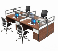 Cloisons de bureau, poste de travail pour bureaux d'entreprise, écoles, collection de tables de bureau professionnelles avec bureau modulaire