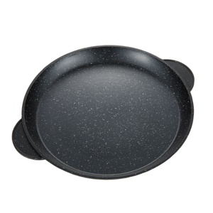 Nueva <span class=keywords><strong>paellera</strong></span> plana de aluminio fundido de 28cm con revestimiento antiadherente - Product Image 5