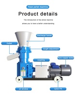 Nouvelle machine à granulés d'aliments pour animaux en gros, haute productivité, acier allié, équipement agricole, support technique vidéo, 80-1000 kg/h