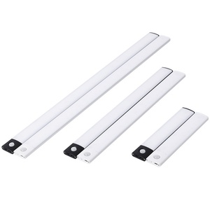 Ultra-Thin Rechargeable Wireless Wall Motion <b>LED</b> <b>Strip</b> Light Smart Magnetic Human Induction Sensor Lamp Bar for Wardrobe Cabinet - Product Image 5
