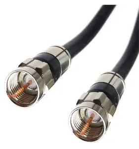 Televisions cable rg6 cable Weather Proof Outdoor Rated Connectors F81 RF, Digital Coax for CATV, Antenna, Internet Satellite