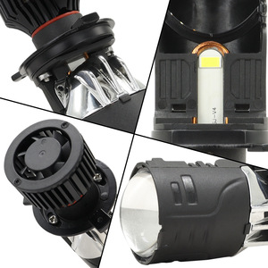 QideWin M01S Car <b>LED</b> Headlights H4 Bi-Xenon <b>Projector</b> High Low Beam Integrated 30000 Lm 70W Universal Fit - Product Image 3
