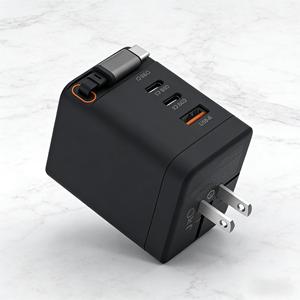 OEM/ODM Multi Charger Phone Tablet Fast Gan Charger 100w 140w Adapter <b>usb</b>-c wall charger with retractable <b>cable</b> - Product Image 1