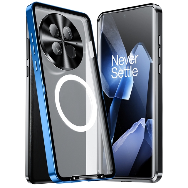 Hot Selling Metal Bumper Frame Hard PC Bumper Protective Mobile Phone Case with Magnetic Case for OnePlus 13
