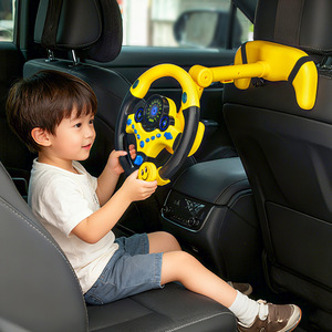 Volante Giocattolo Multifunzionale per Educazione Precoce, Simulazione Auto <span class=keywords><strong>in</strong></span> Plastica con Suoni e Luci Elettriche, Giocattolo Educativo per Bambini 4-6 Anni - Product Image 1