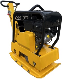 Plaque vibrante diesel réversible à double sens, compresseur 13 CV, machine de compactage de terre - Product Image 1
