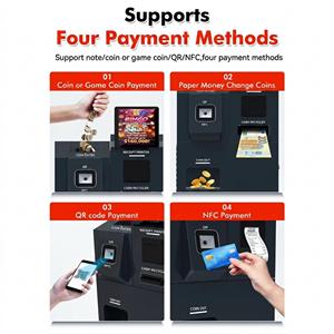 Système de point de vente (PDV) avec écran tactile de 10,1 pouces, recycleur de monnaie, distributeur de pièces, imprimante, prise <span class=keywords><strong>en</strong></span> charge SDK, kiosque de paiement <span class=keywords><strong>en</strong></span> espèces pour <span class=keywords><strong>magasin</strong></span> de détail - Product Image 5