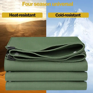 Tente en toile imperméable double face anti-UV robuste, tissu 100% polyester sergé, PVC recyclable, poteau de poids moyen, <span class=keywords><strong>camping</strong></span> en plein air - Product Image 3
