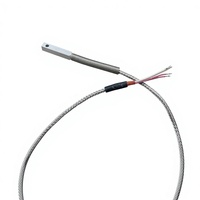 PROG SR104 Sensor Suhu RTD Platinum PT100 PT1000 dengan Ketepatan A+0.15 -70~500 2/3/4 Kabel untuk Pipa