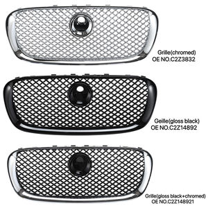 Grille de pare-chocs avant pour <span class=keywords><strong>Jaguar</strong></span> <span class=keywords><strong>XF</strong></span> 2009-2011 XFR <span class=keywords><strong>2010</strong></span>-2011, maille noire brillante, cadre chromé, référence OEM C2Z148921, <span class=keywords><strong>prix</strong></span> usine - Product Image 5