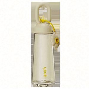 Uioh Petal-Shaped Reusable Food Safe Waterproof Anti-corrosion Water <b>Bottle</b> Built-In Handle Bpa Free Adults Travel Outdoor - Product Image 5