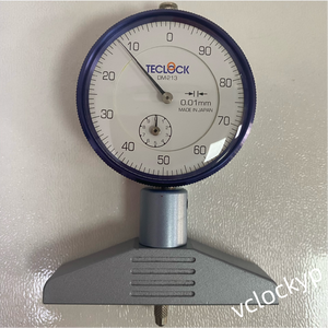 Medidor de Profundidad Estándar TECLOCK, Rango de Medición 0-10 mm DM-210 Usado - Product Image 4