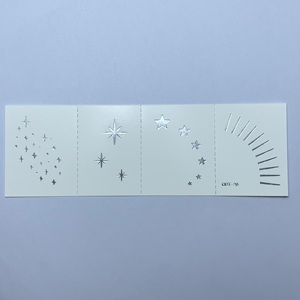 Custom Logo Gold Foil Freckle <b>Tattoo</b> Stickers Sparkle Laser Temporary Makeup Sticker for Face Body Decoration - Product Image 4