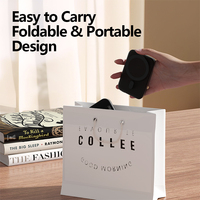 Portátil plegable 3 en 1 estación de carga inalámbrica 5000mAh Led Night Light Power Bank para iPhone Watch Airpods